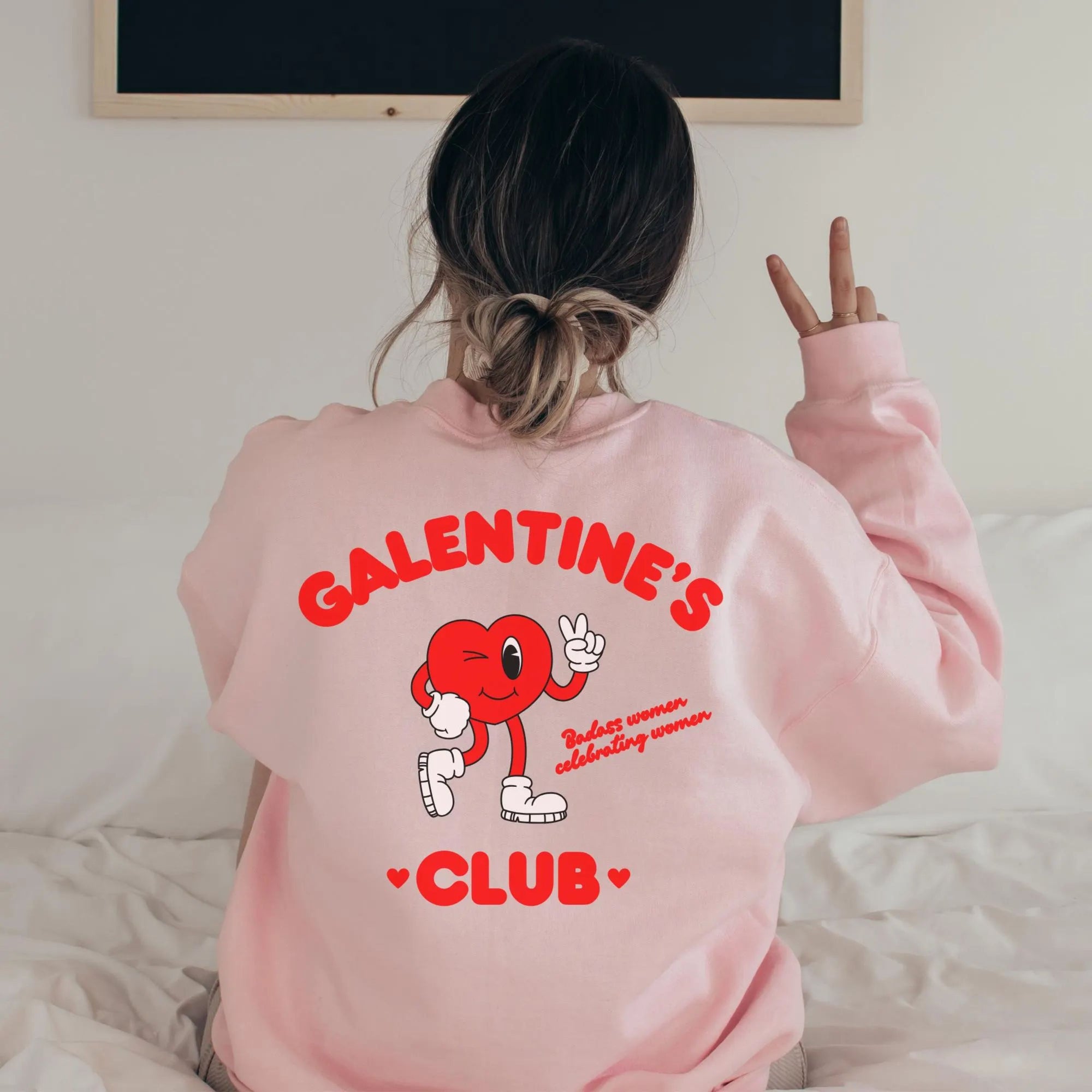 Galentine's Club Crewneck Sweatshirt
