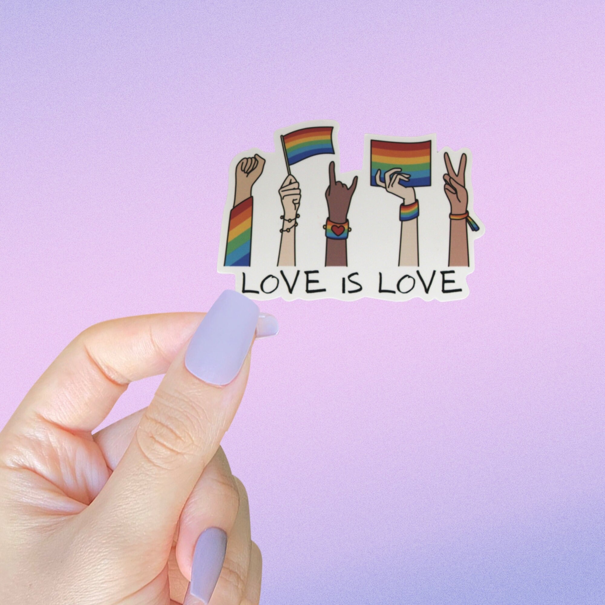 Love is Love Equality Sticker