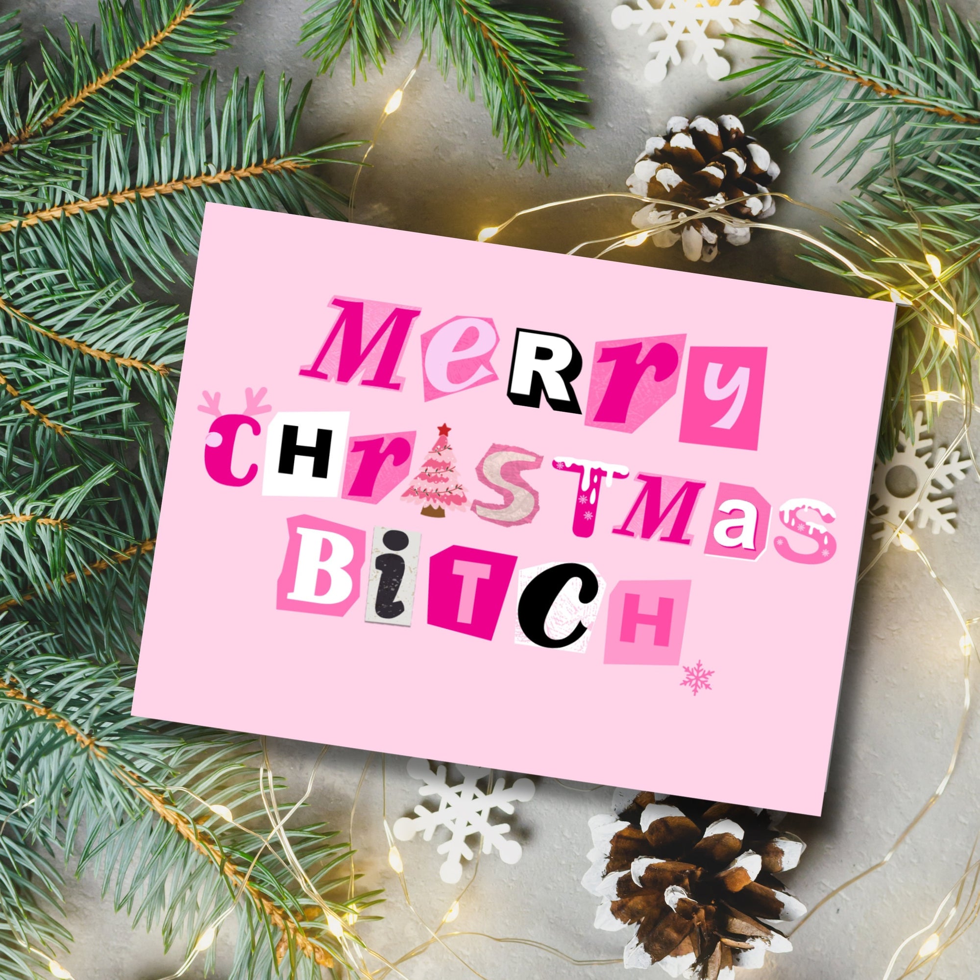 Merry Christmas Bitch Card