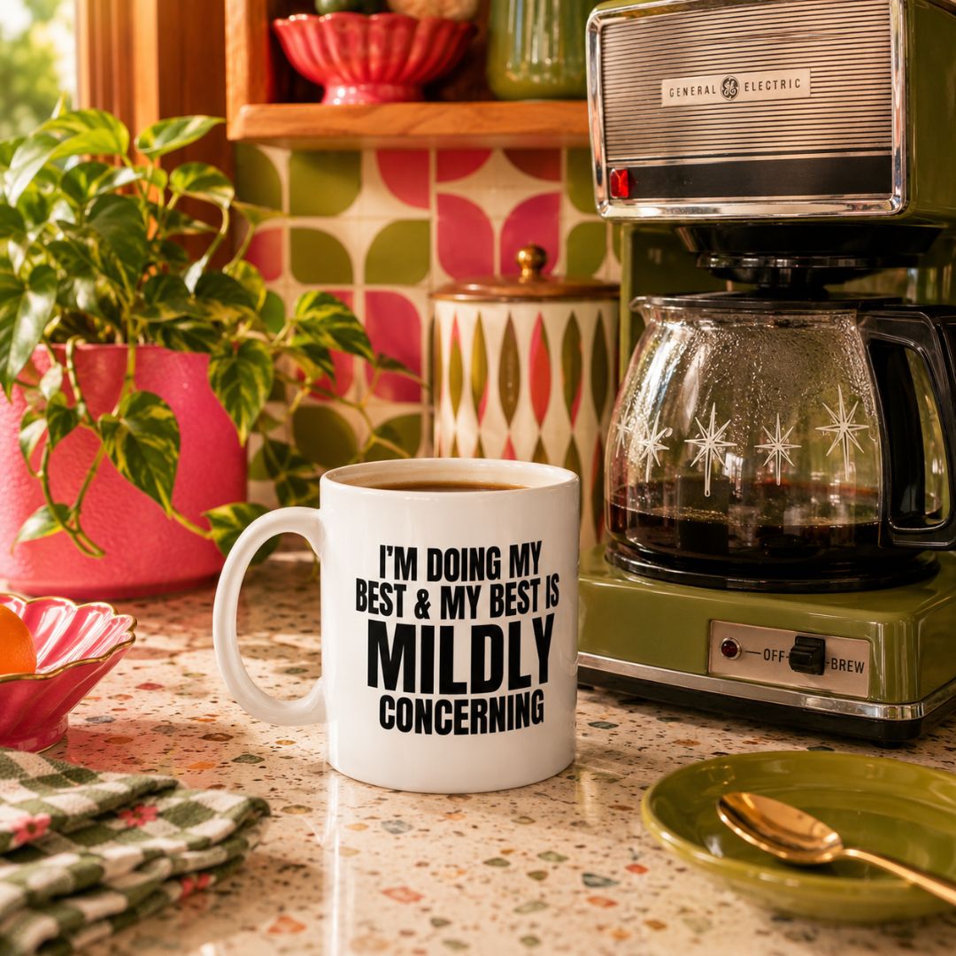 I'm Doing My Best and My Best Is Mildly Concerning, Funny Mug