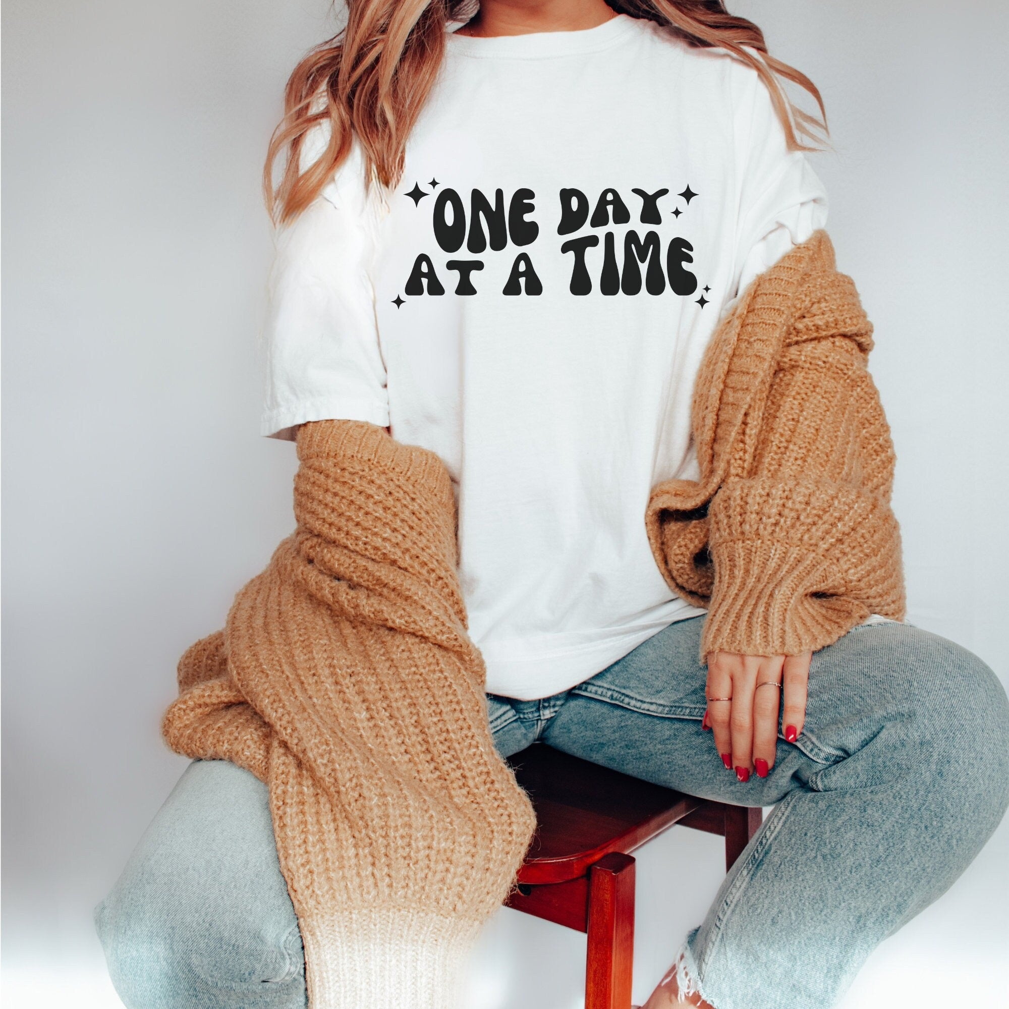 One Day At A Time Sober Tshirt