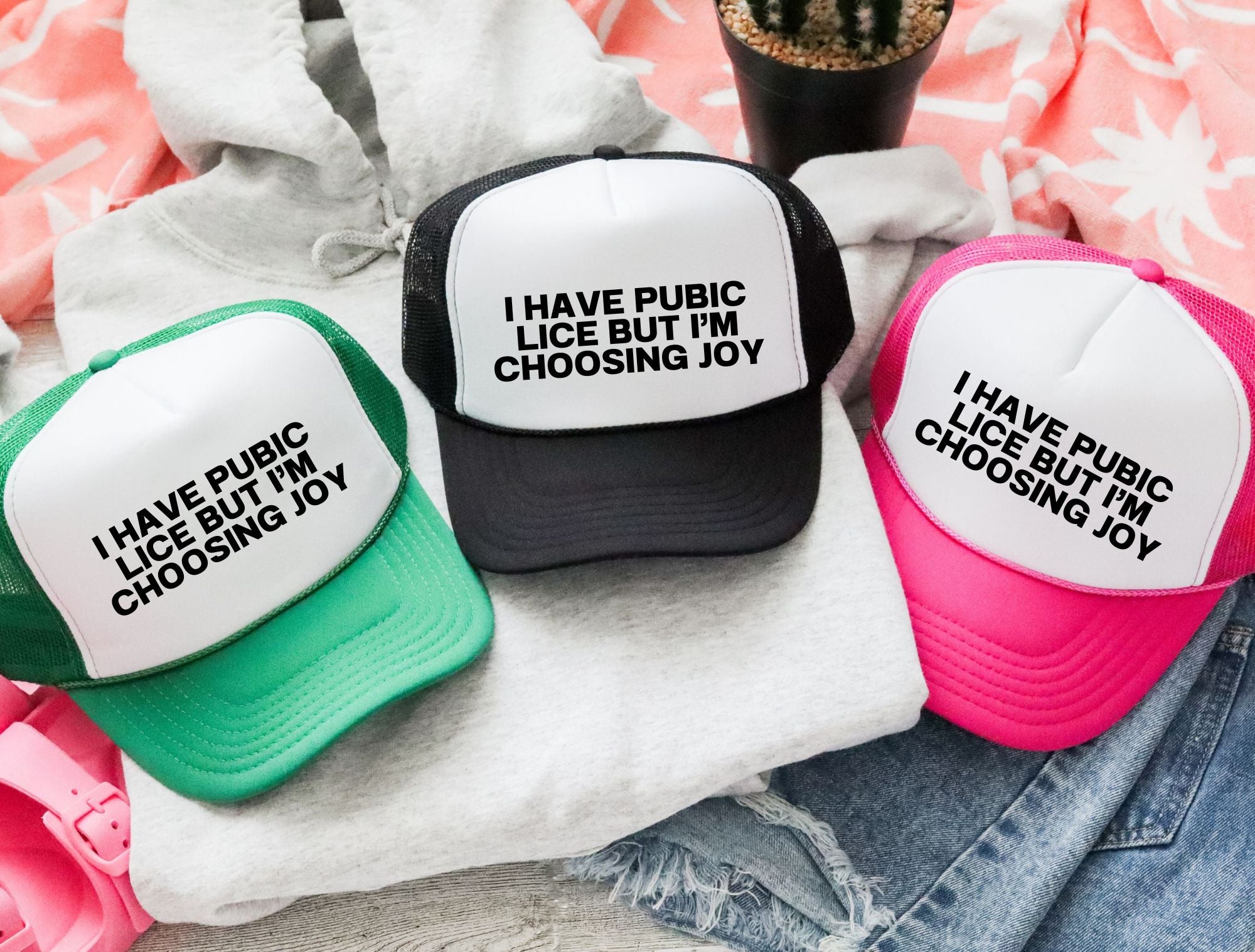 Pubic Lice Trucker Cap