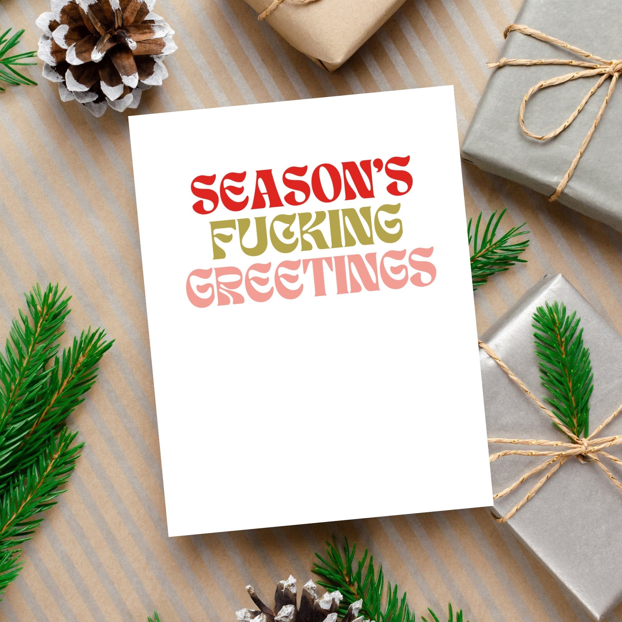 Season's Fucking Greetings Card