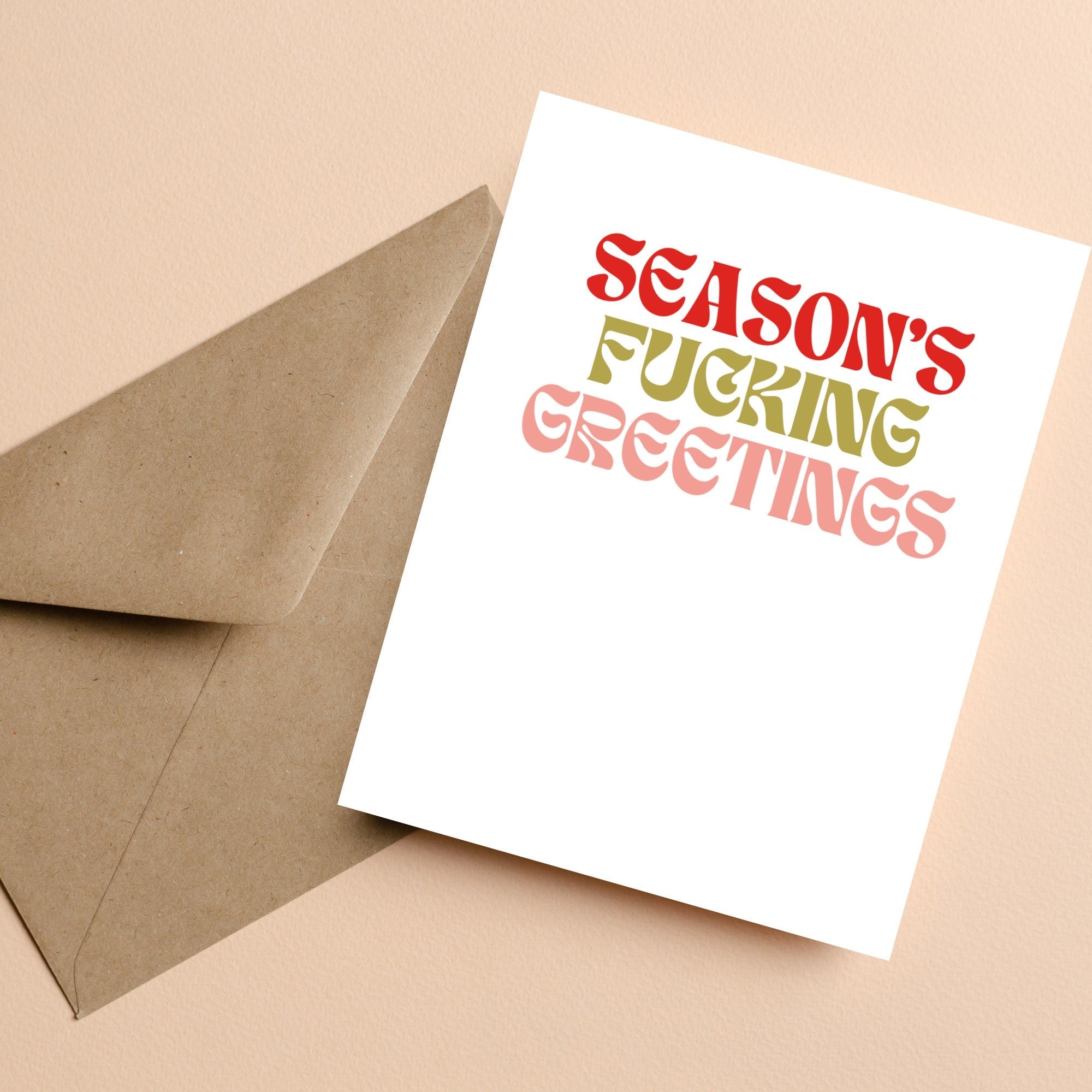 Season's Fucking Greetings Card