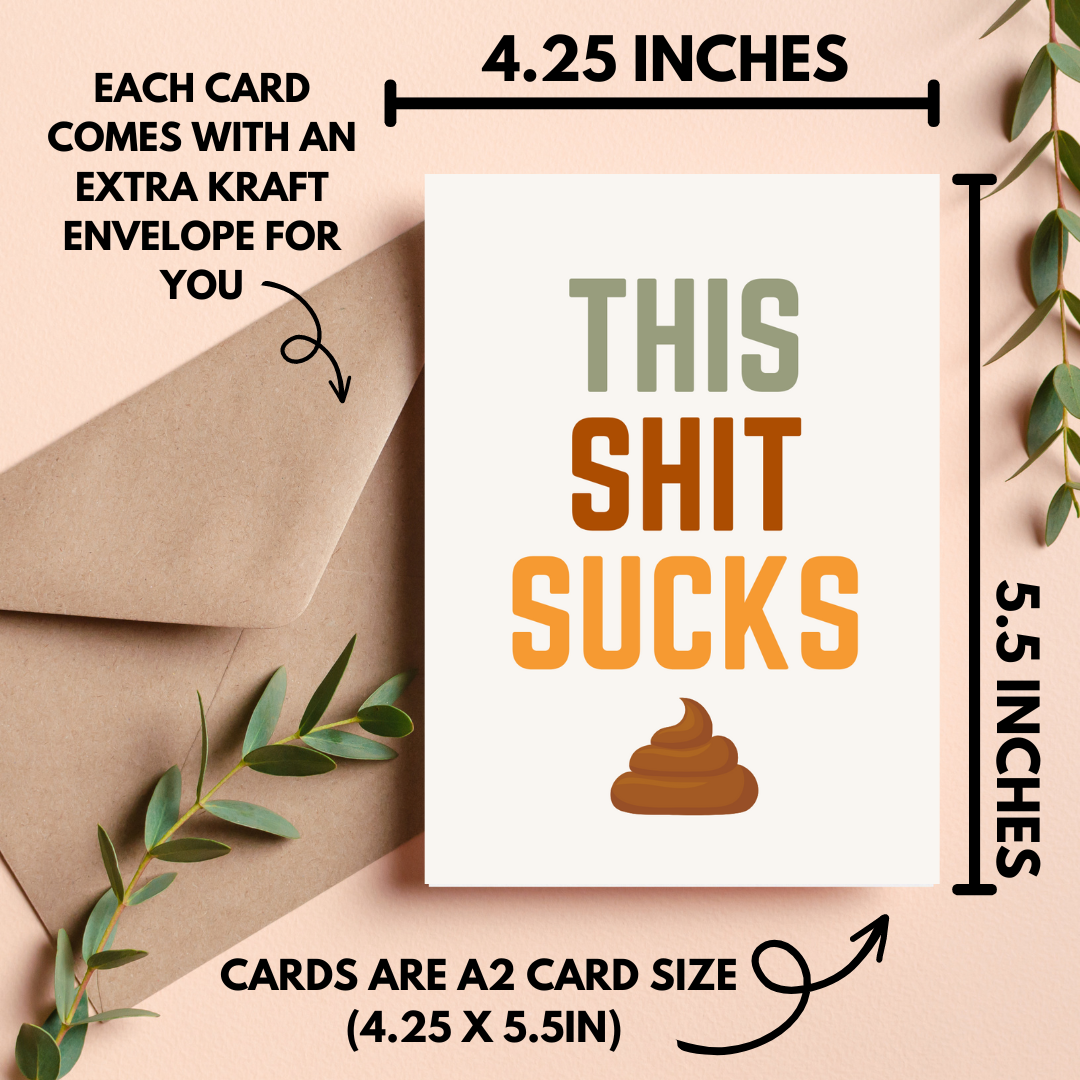 This Shit Sucks Card