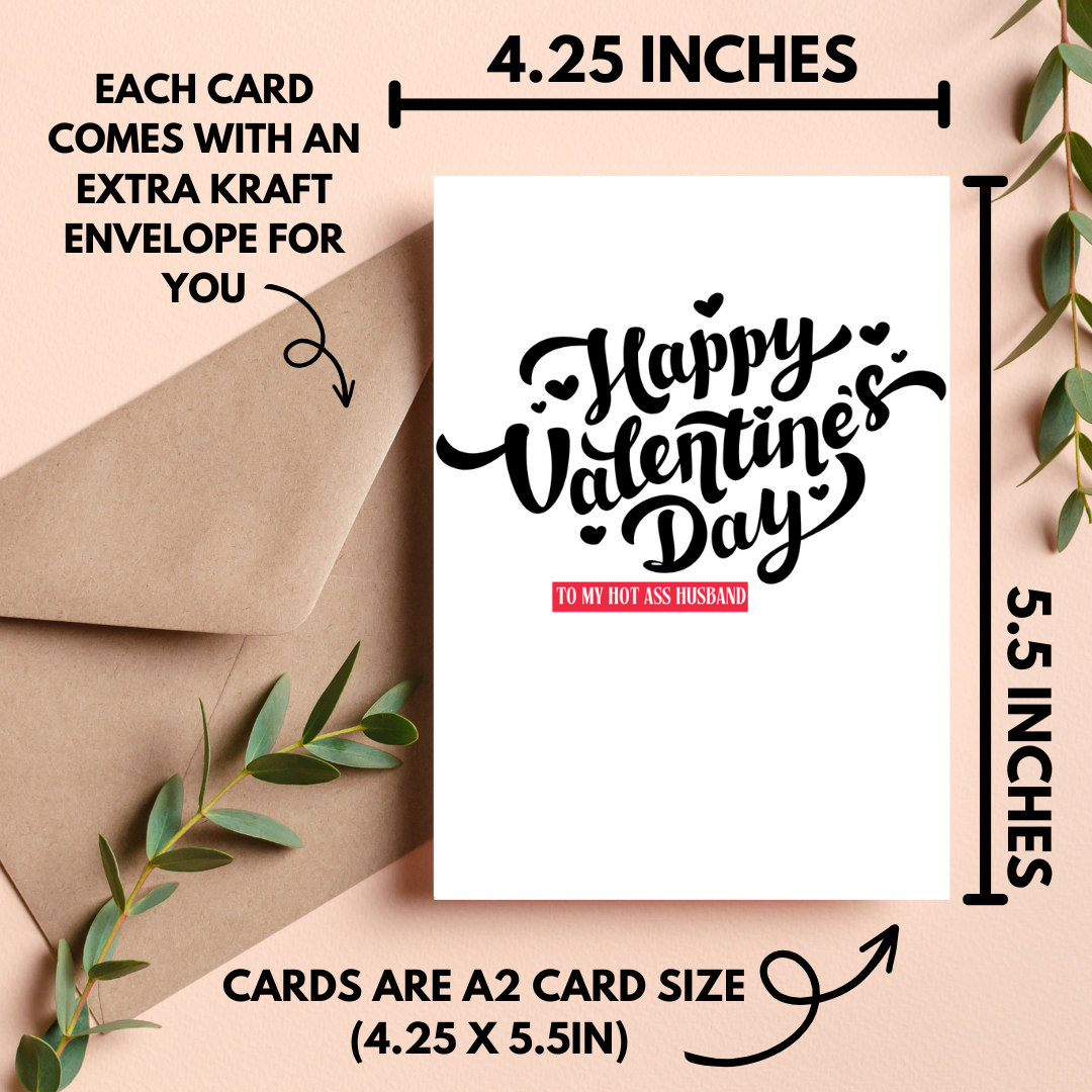 Hot Ass Husband Valentine's Day Card
