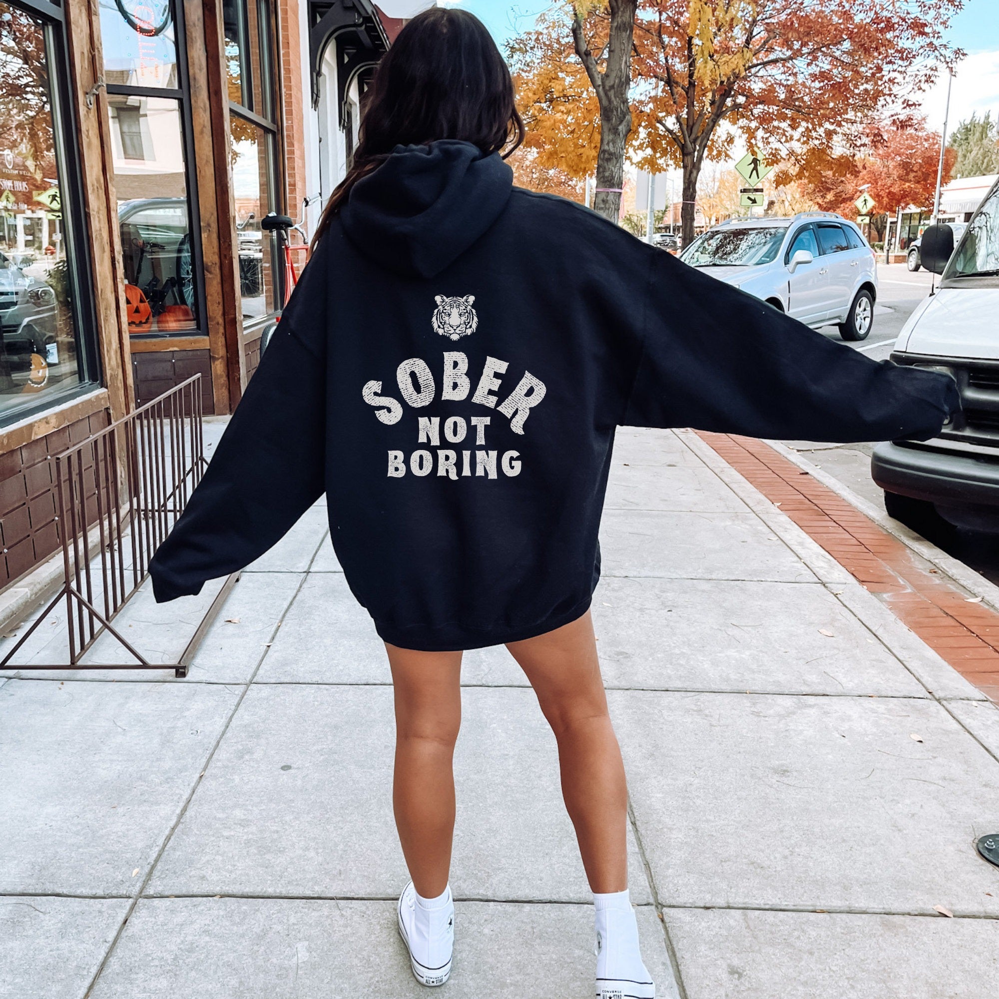 Sober Not Boring Hoodie