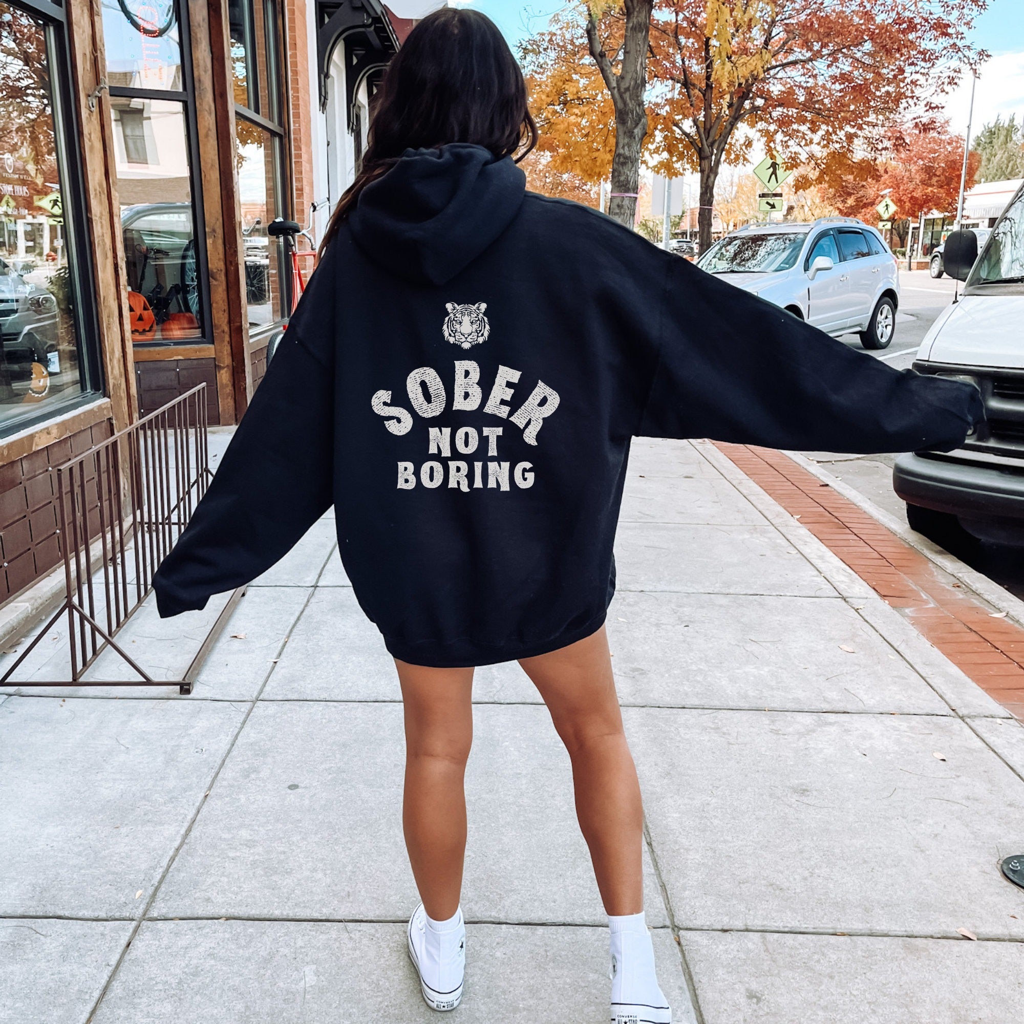 Sober Not Boring Hoodie