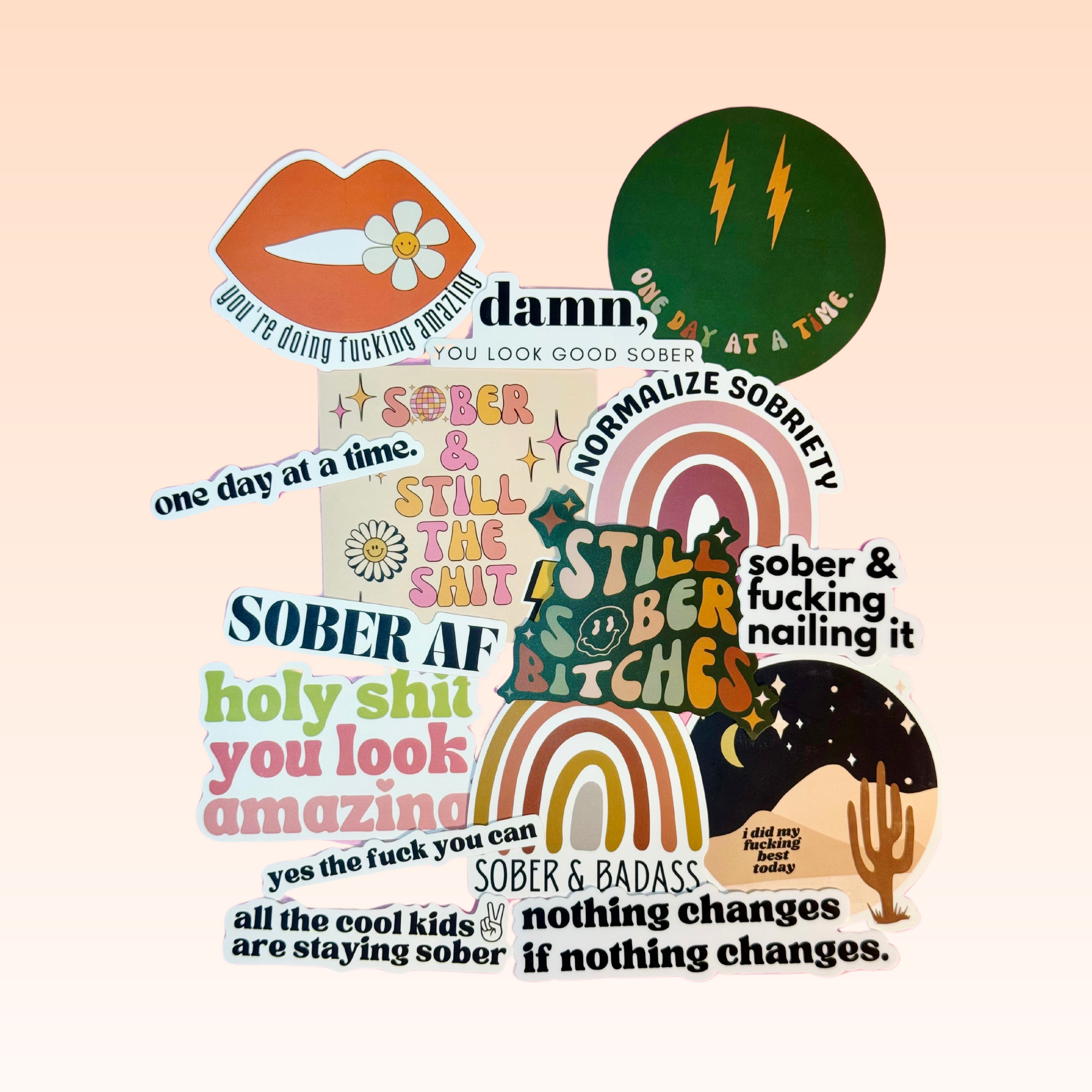 Sobriety Sticker Pack