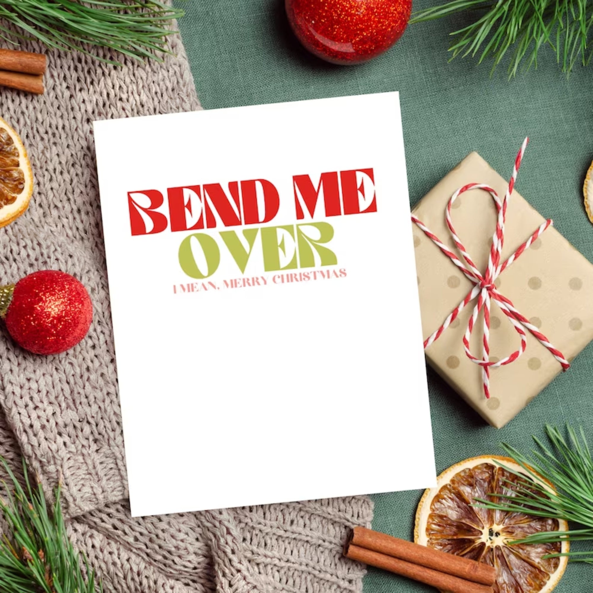 Sultry Season's Greetings Holiday Cards Bundle