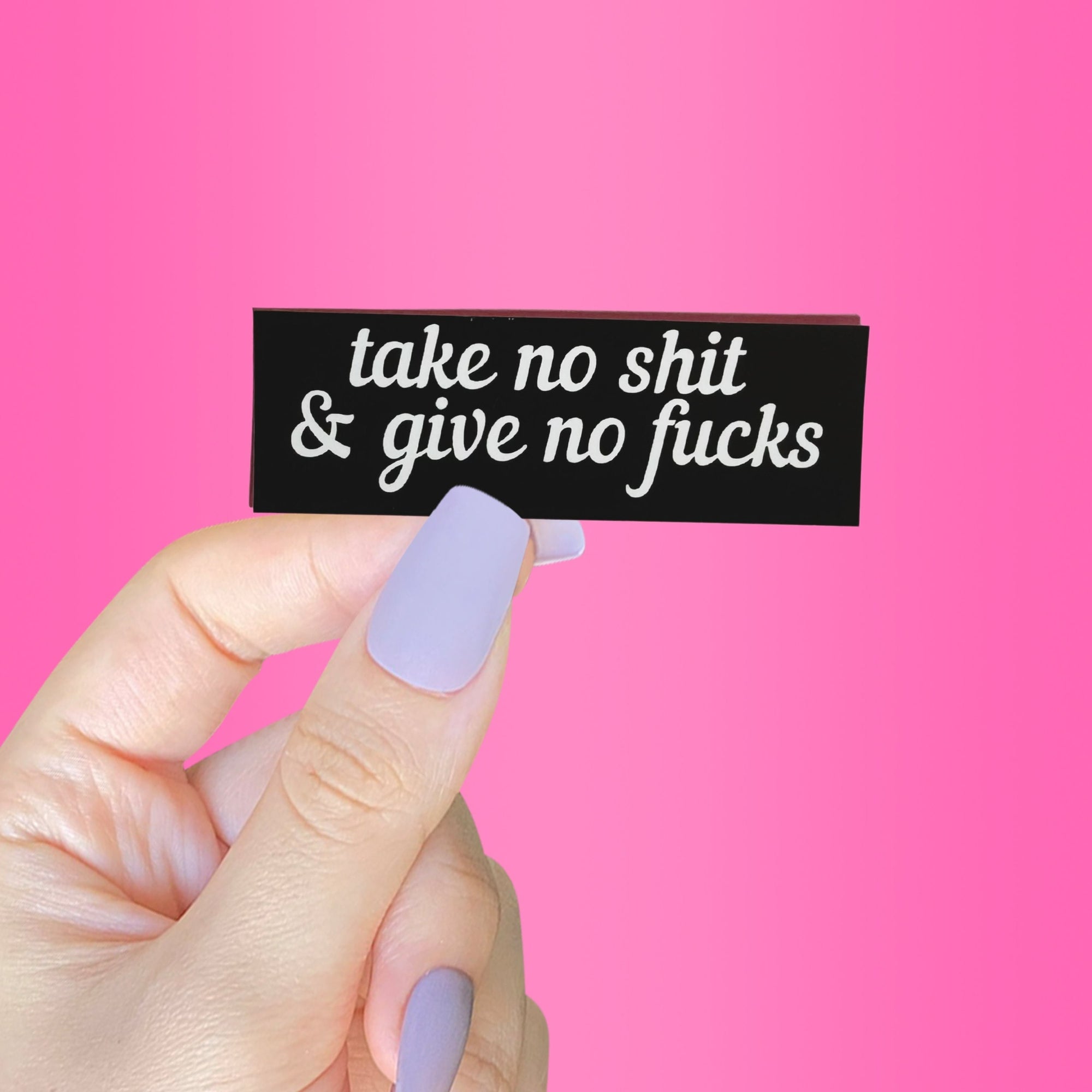 Take No Shit & Give No Fucks Sticker