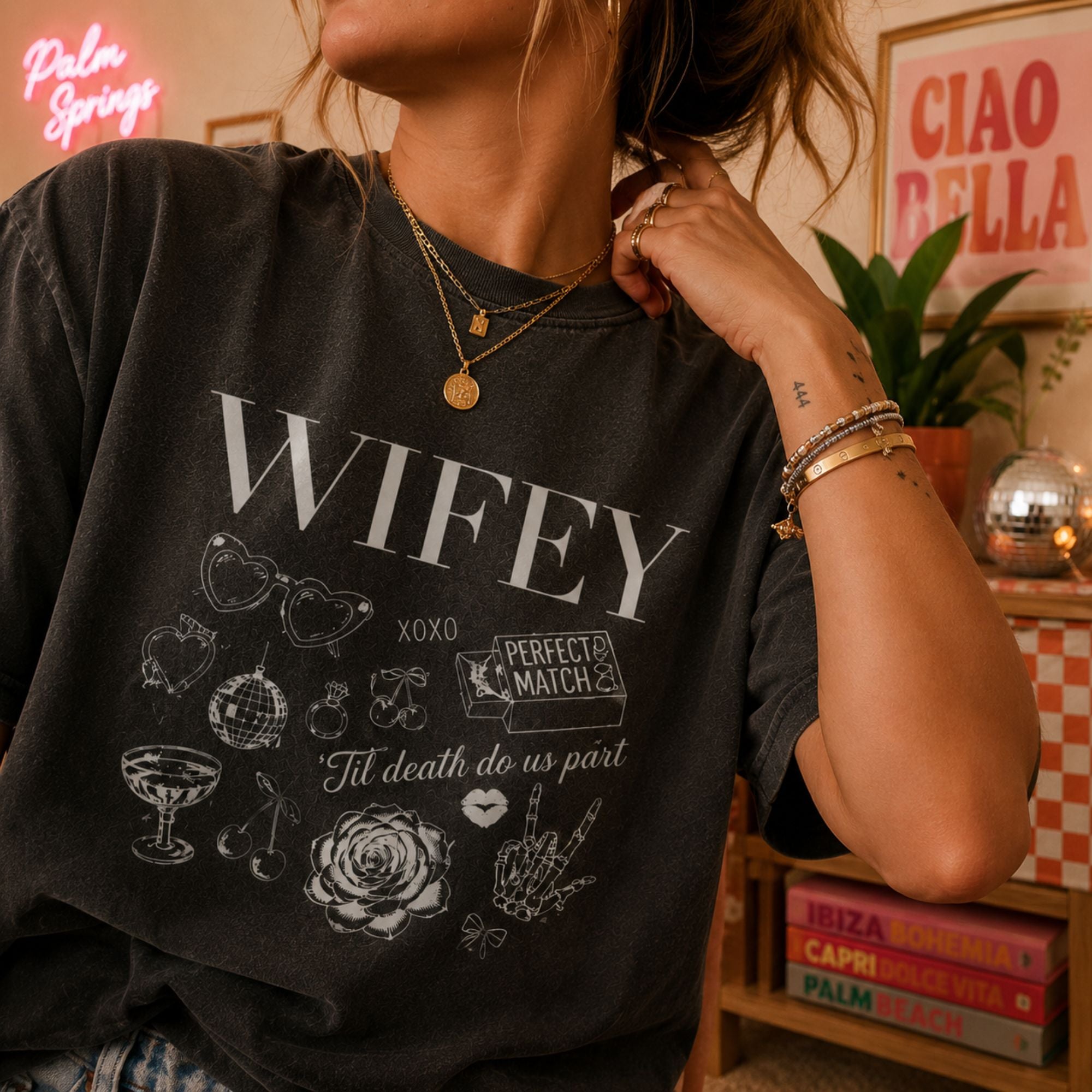 Funny Valentine's Day T-Shirt — Wifey Comfort Colors Graphic Tee