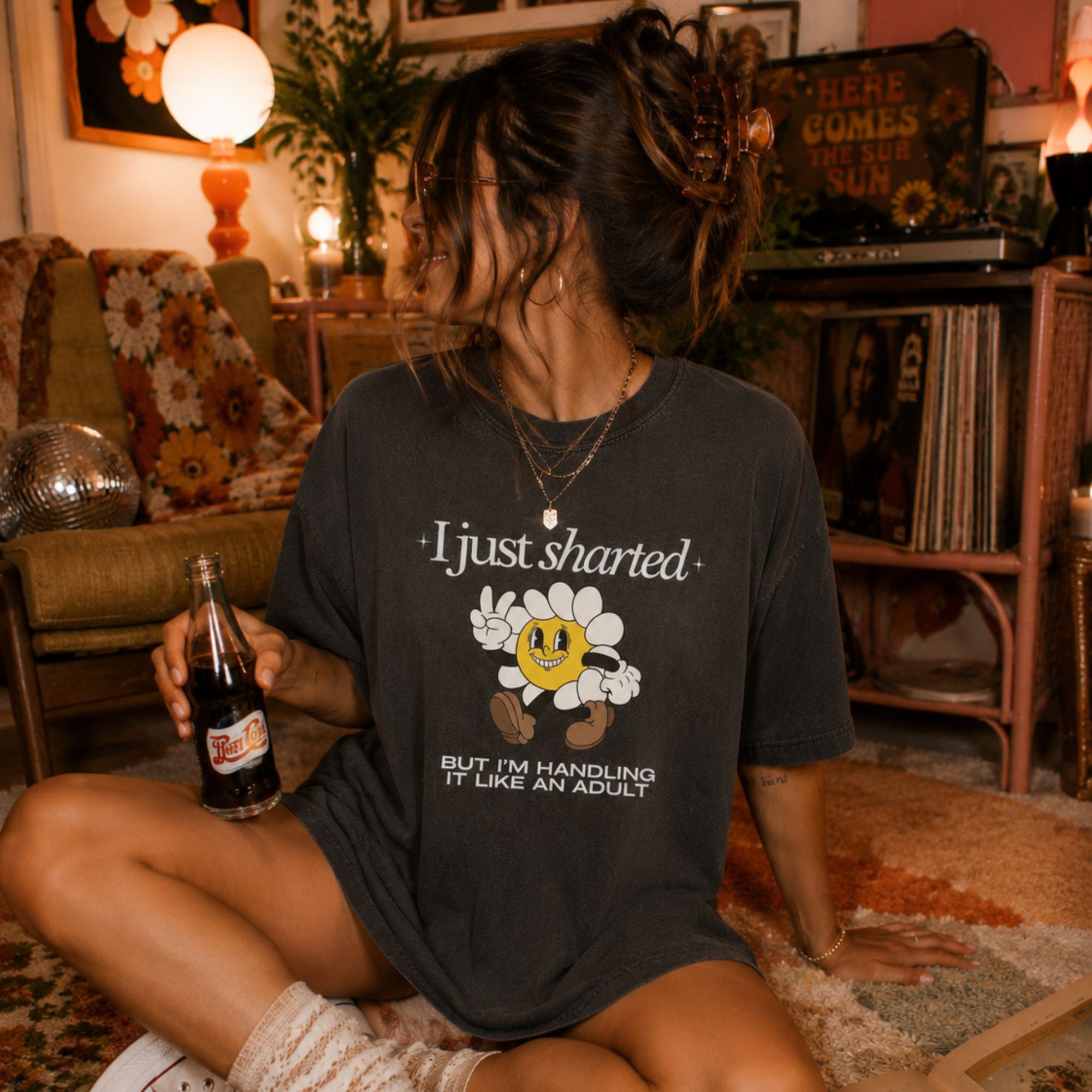 Funny Adult T-Shirt — Shart Like an Adult Comfort Colors Tee