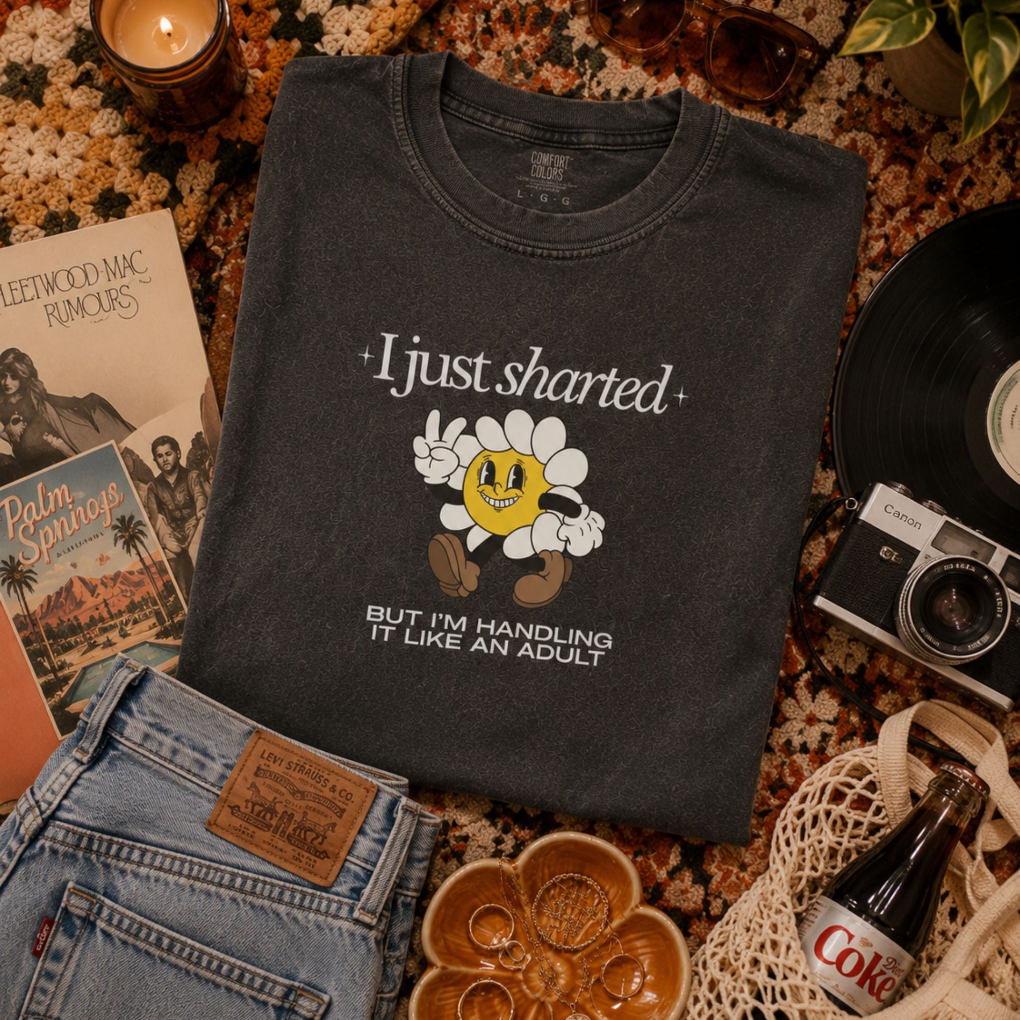 Funny Adult T-Shirt — Shart Like an Adult Comfort Colors Tee