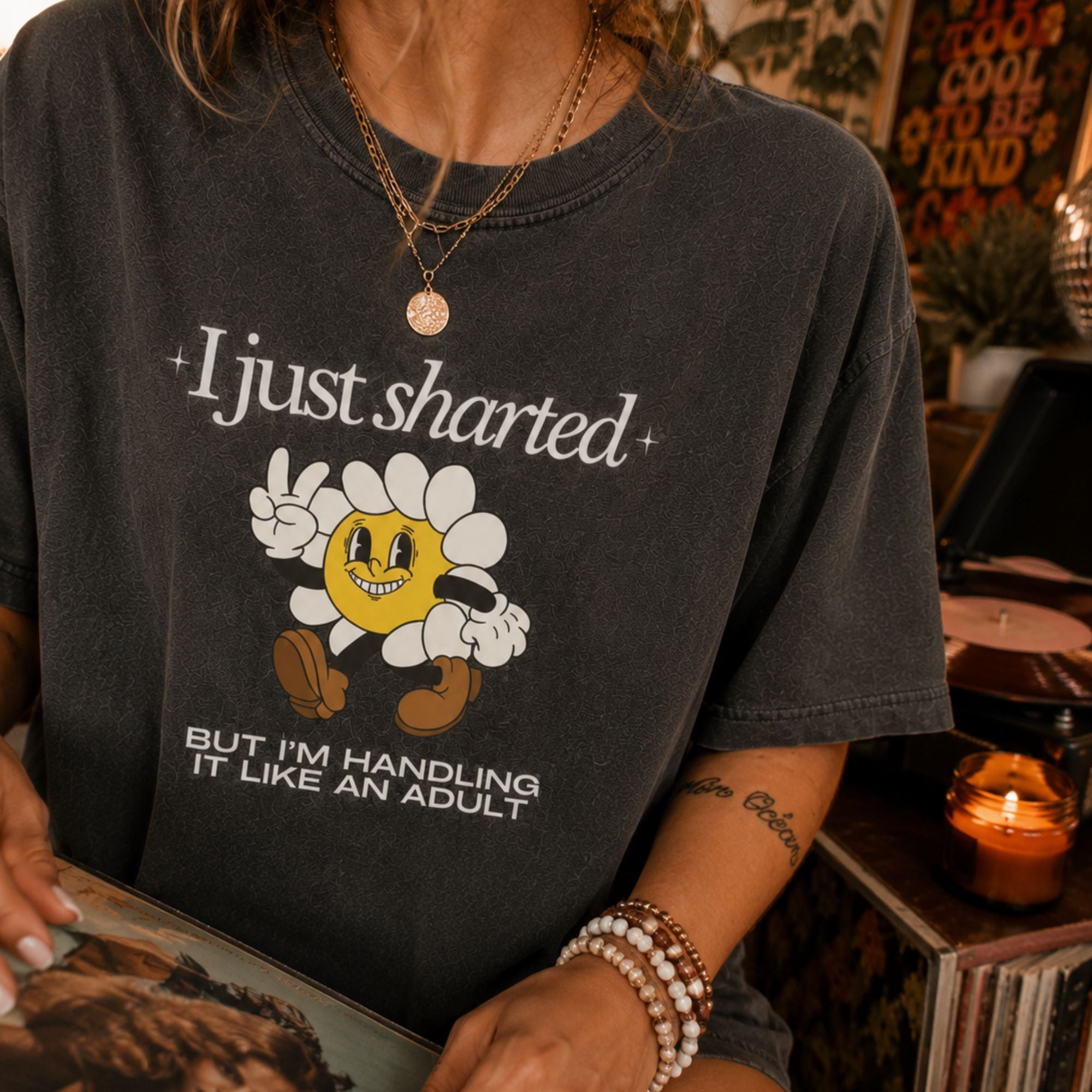 Funny Adult T-Shirt — Shart Like an Adult Comfort Colors Tee