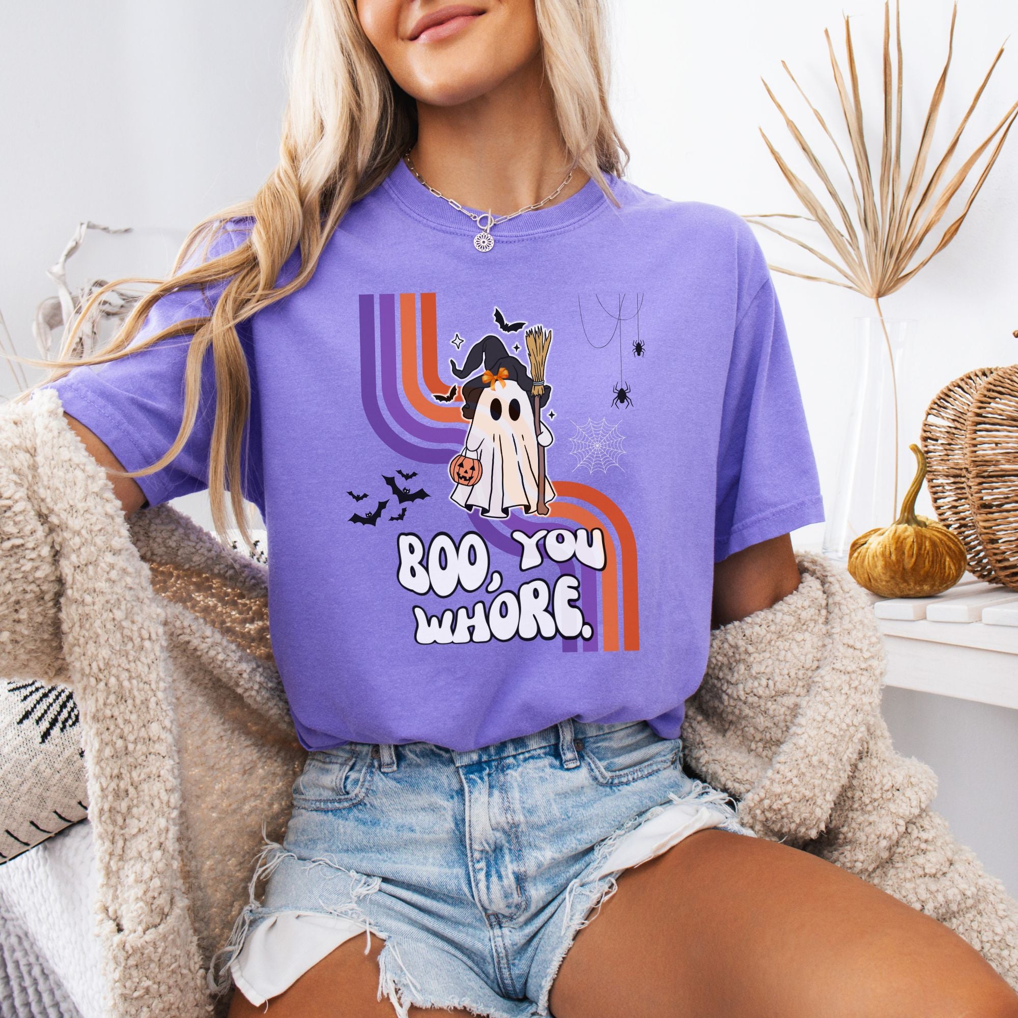 Boo You Whore Spooky Season Shirt
