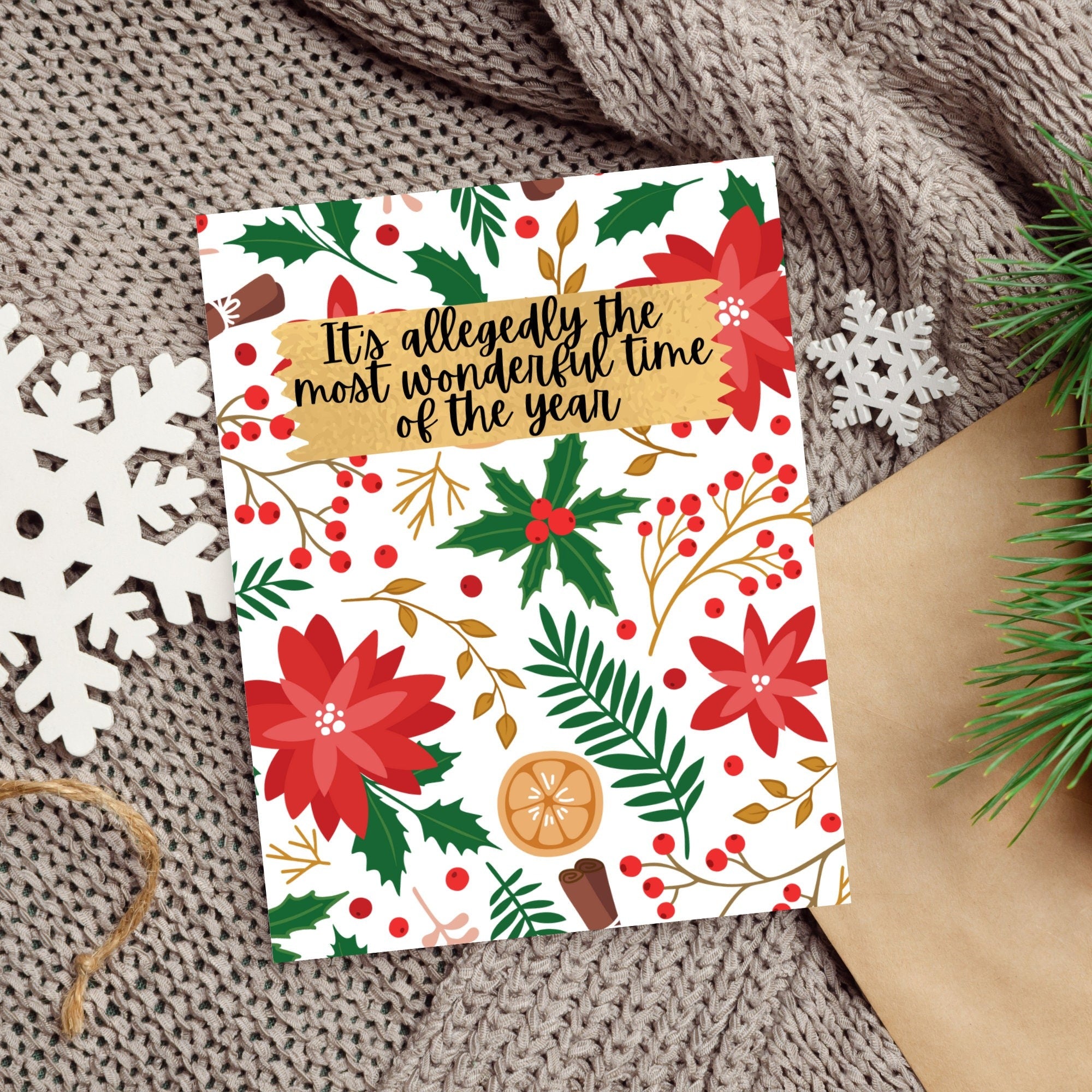 Allegedly A Wonderful Time Card