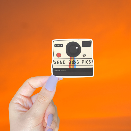 Send Dog Pics Sticker