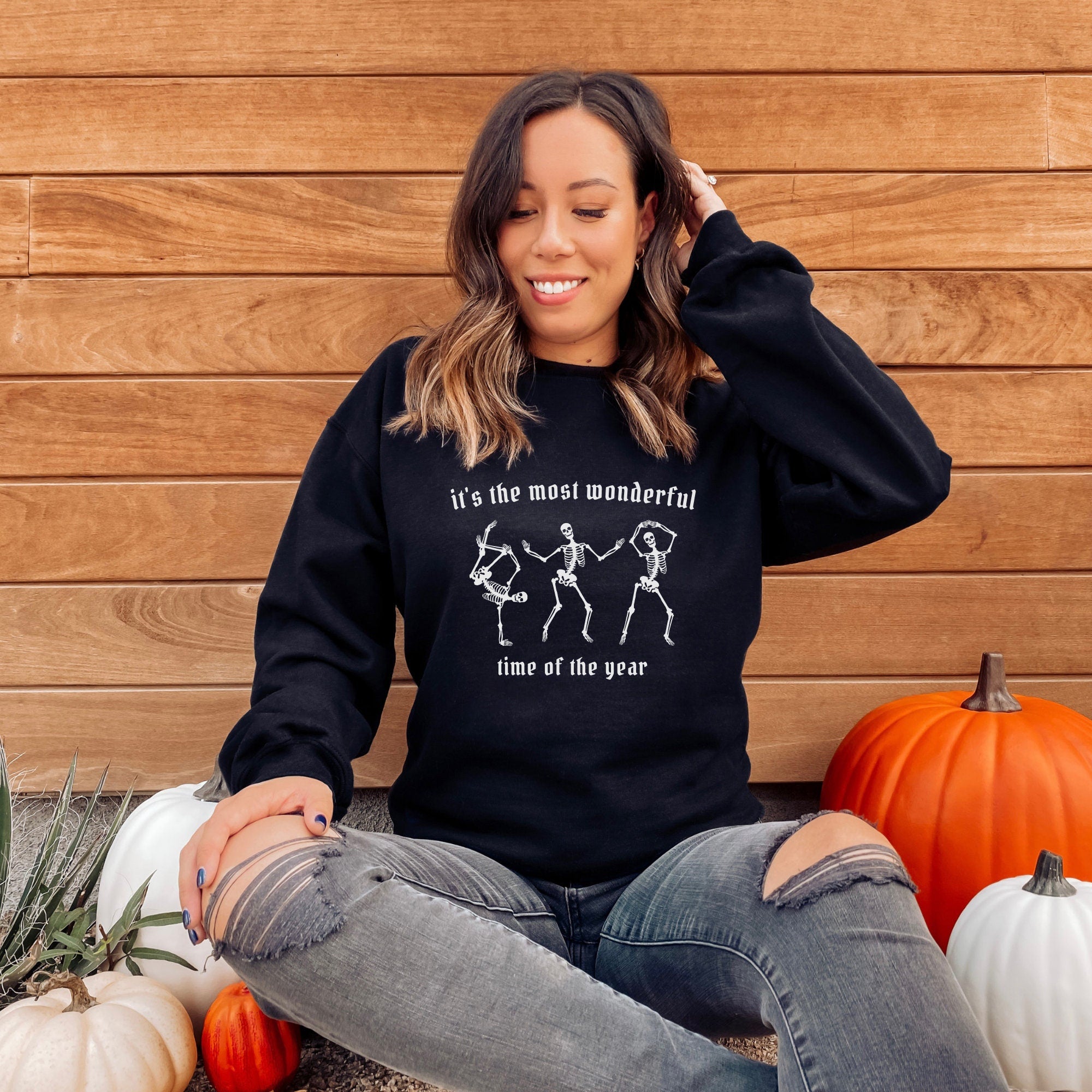 Dancing Skeletons Crewneck Sweatshirt