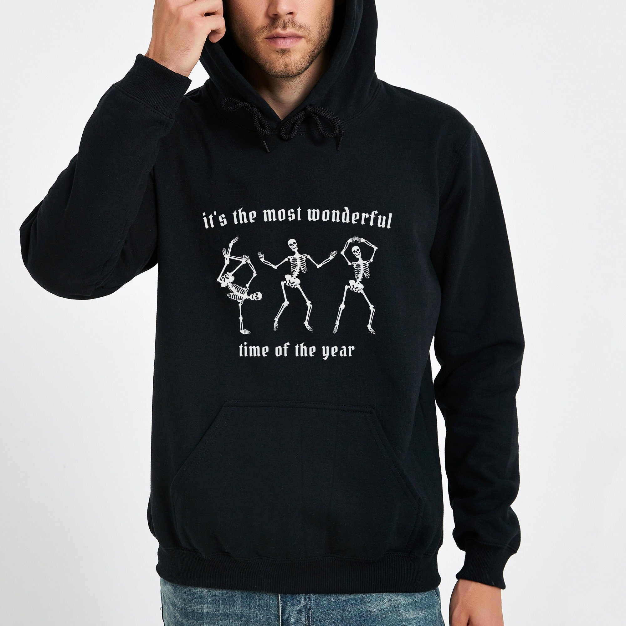 Dancing Skeletons Black Hoodie