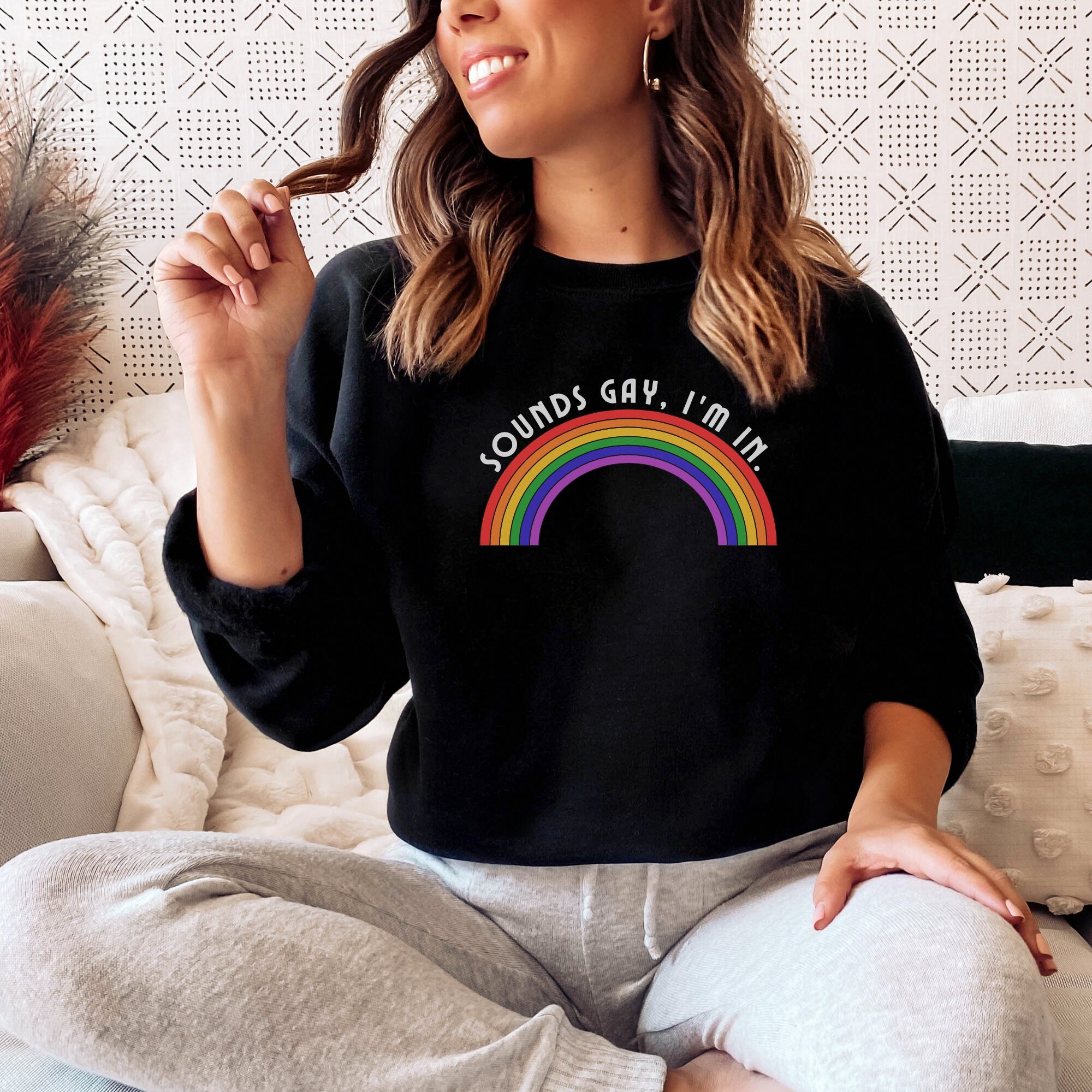 Sounds Gay Im In Crewneck