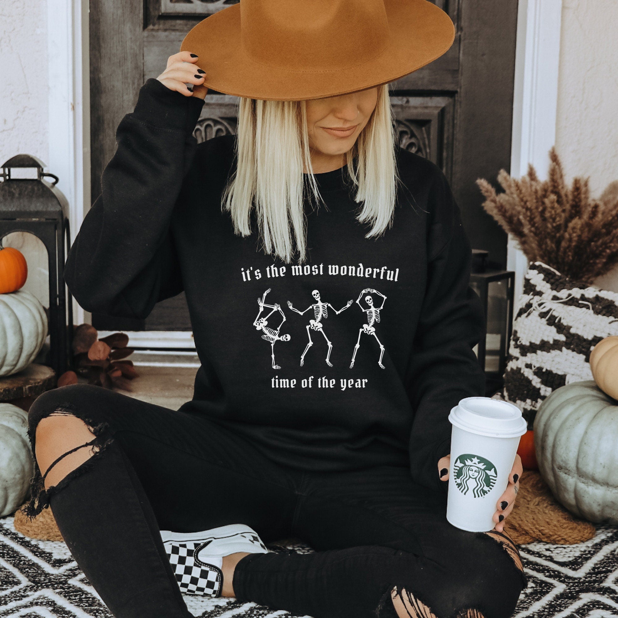 Dancing Skeletons Crewneck Sweatshirt
