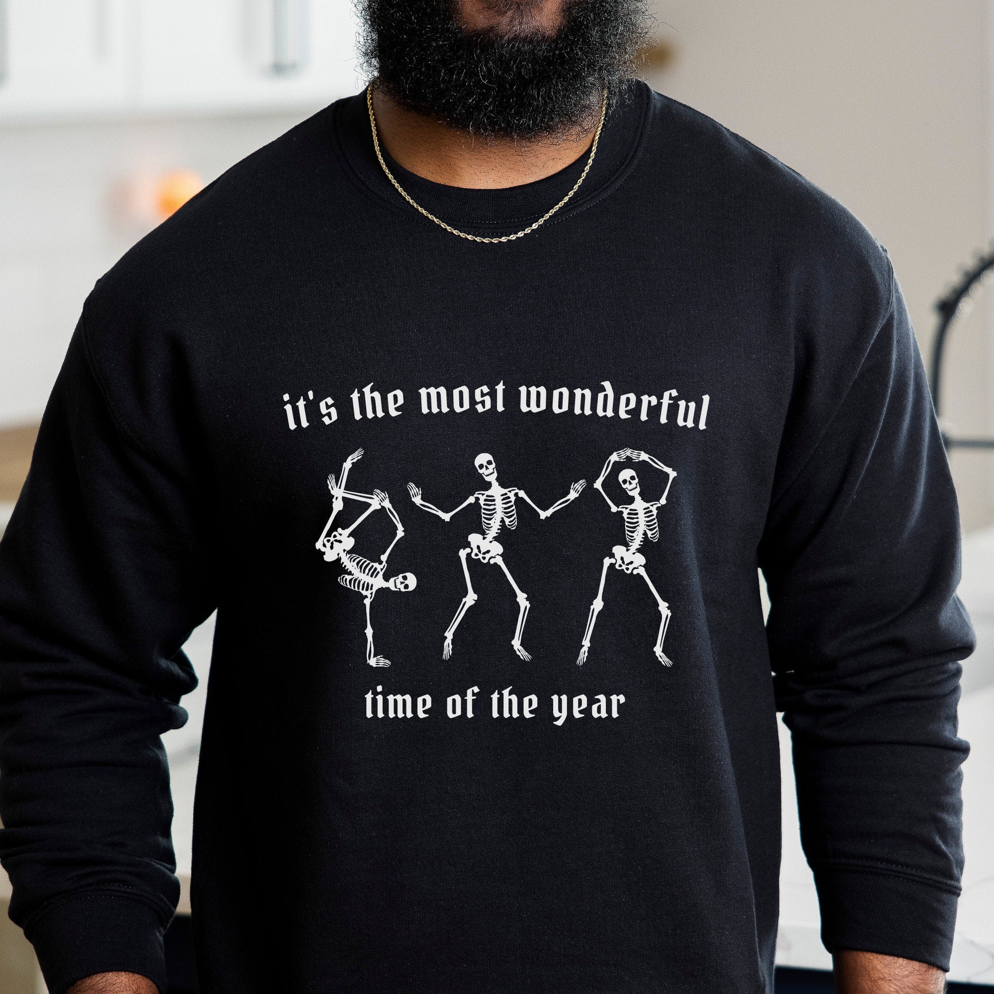 Dancing Skeletons Crewneck Sweatshirt