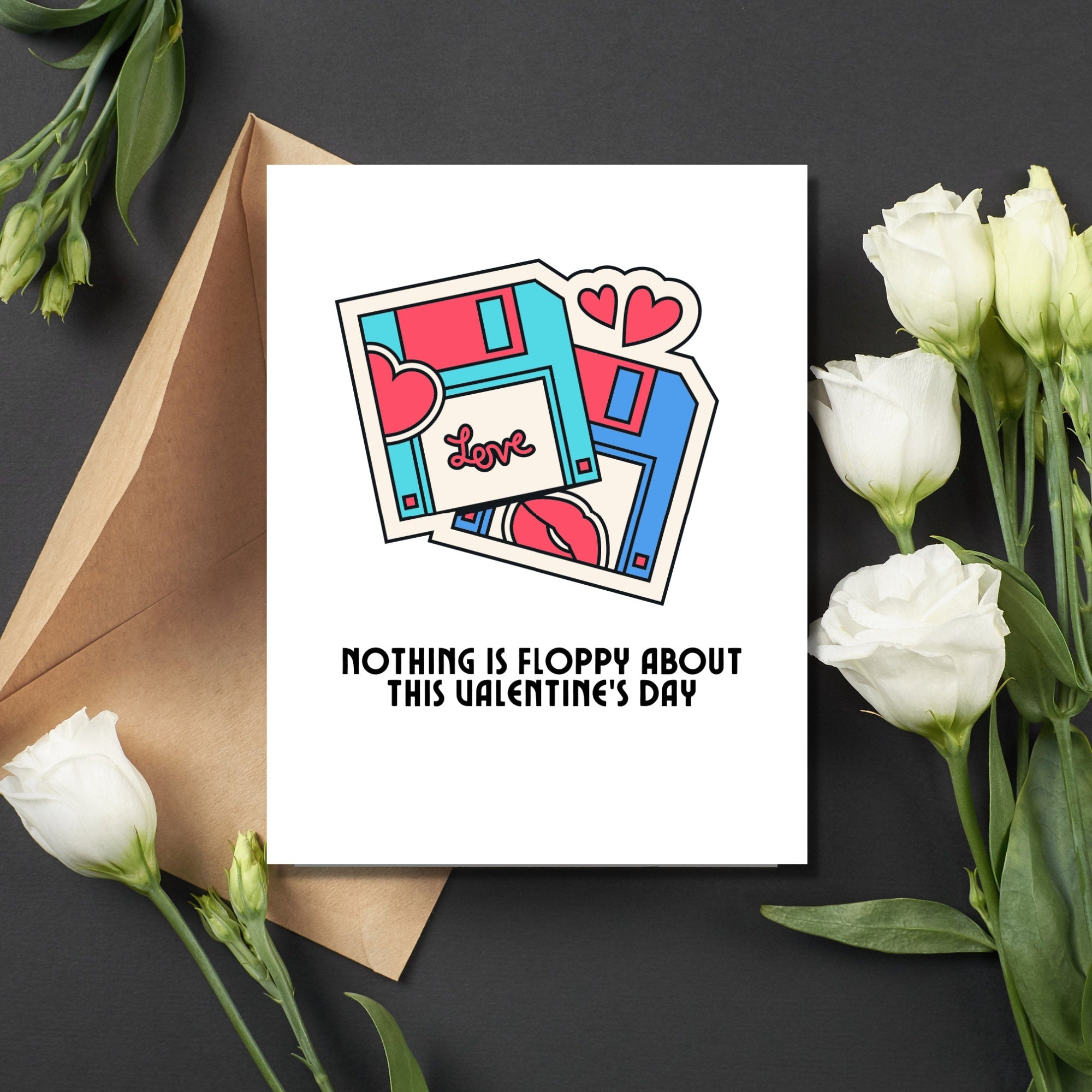 Nothing Is Floppy About This Valentine's Day Card