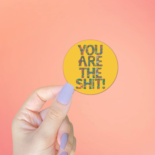 You Are The Shit Sticker