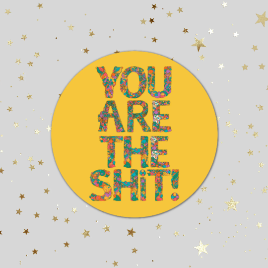 You Are The Shit Sticker