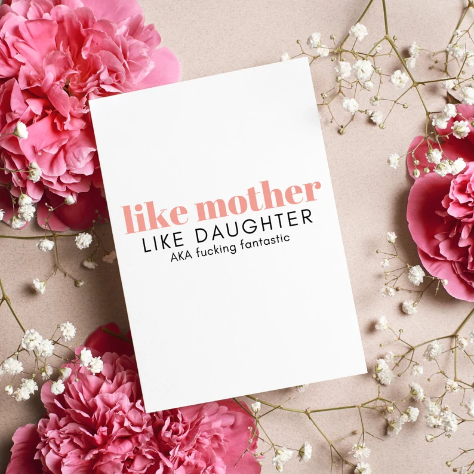 Like Mother Like Daughter Card