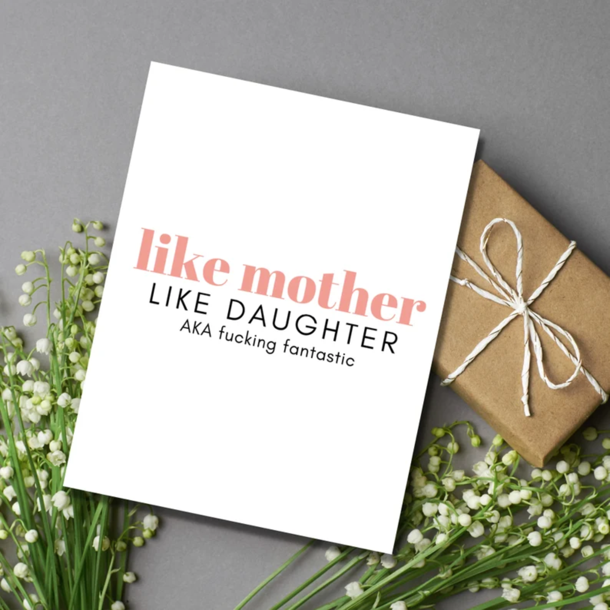 Like Mother Like Daughter Card